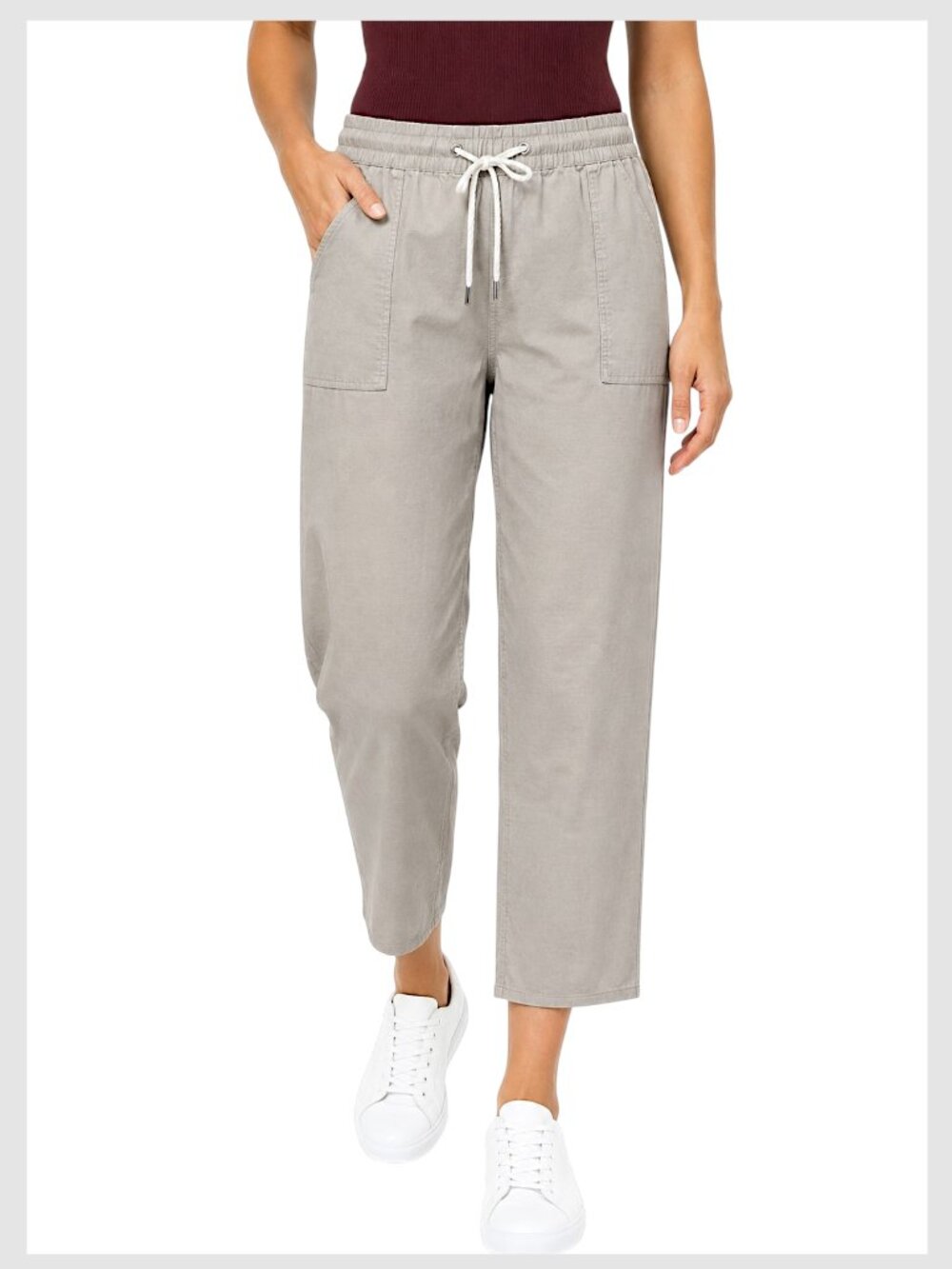 Vuori Vintage Ripstop Crop Pants Suede Tan Khaki DuraTerra Cotton L